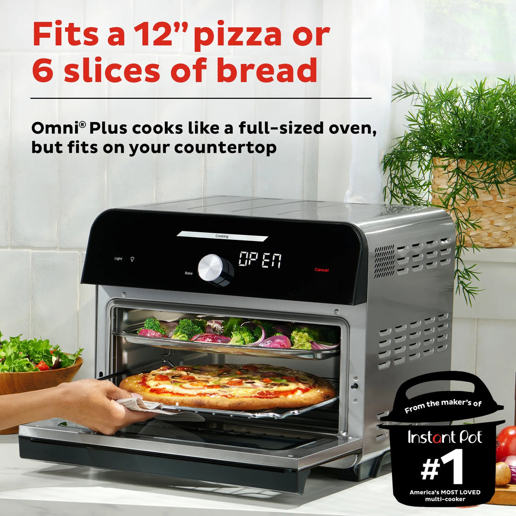 Instant Omni Plus 18 L Air Fryer Toaster Oven Combo with 10 - in - 1 Functions, from the Makers of Instant Pot