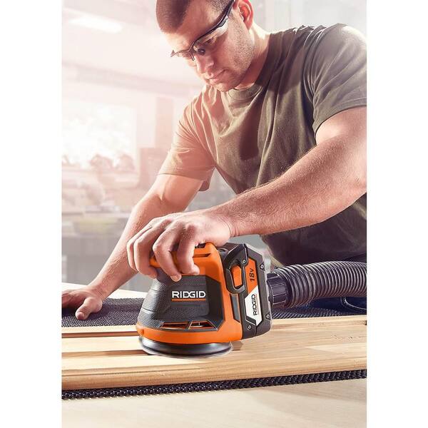 18V Cordless 8-Tool Combo Kit with (3) Batteries. Charger. and Bag with 18V Belt Sander