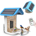 Sainlogic Smart Bird Feeder with Camera & Free AI, Bird Feeder with HD Camera, Bird Feeder Camera with Bird Videos & Motion Detection, 2 Solar Panels