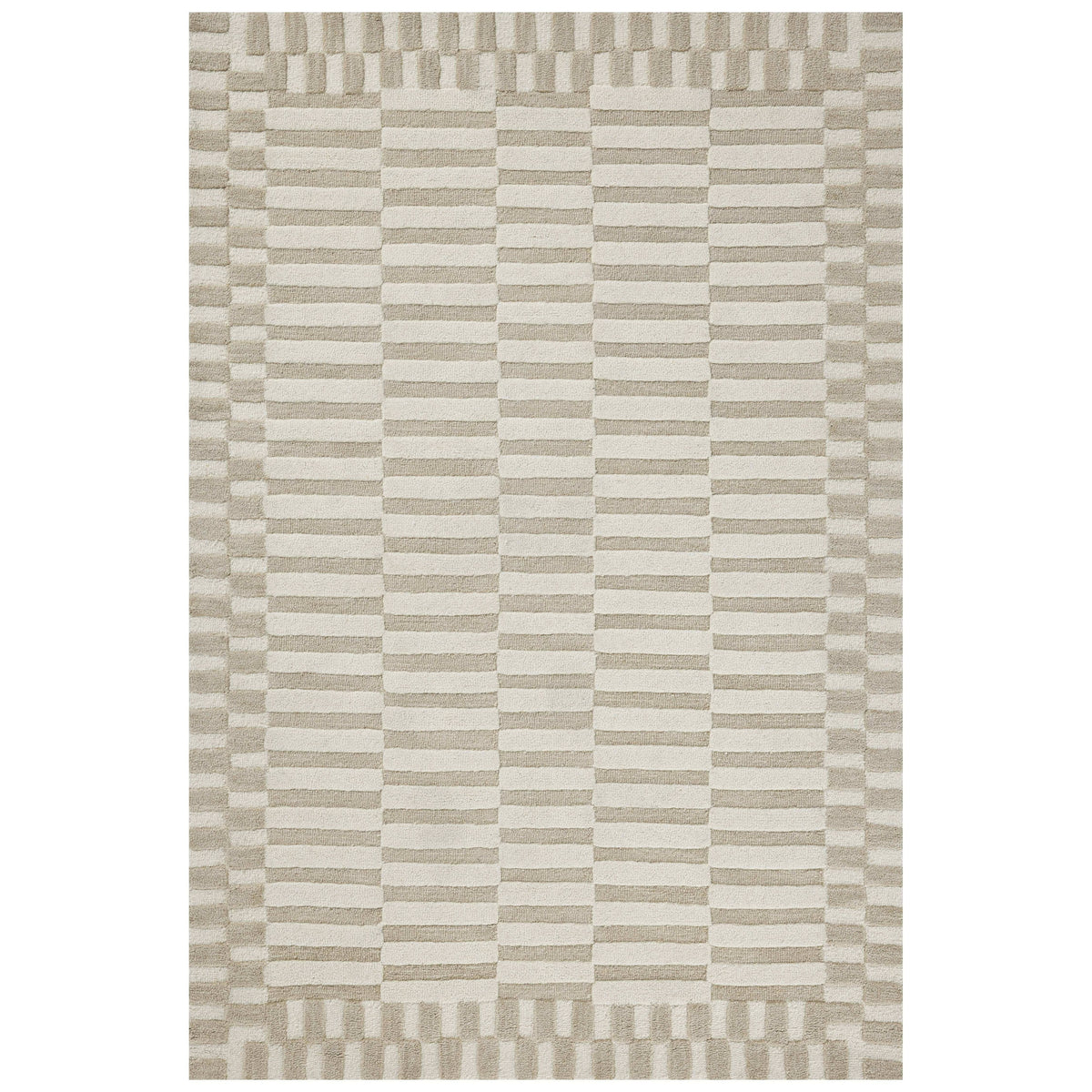 Chris Loves Julia G Loloi Bradley Ivory/Beige Rug, 8'6" x 11'6"