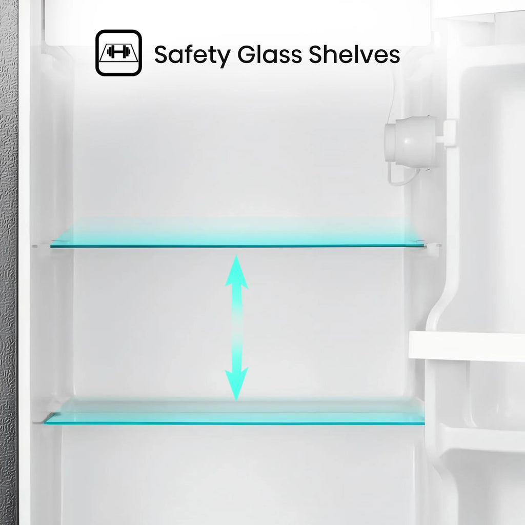 Hisense 4.4 cu ft Single Door Mini Refrigerator, 1 Year Warranty, Energy Star, WMS044M6XVE New