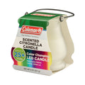 Coleman Candle, Citronella, Color Changing LED - 1 candle, 8 oz