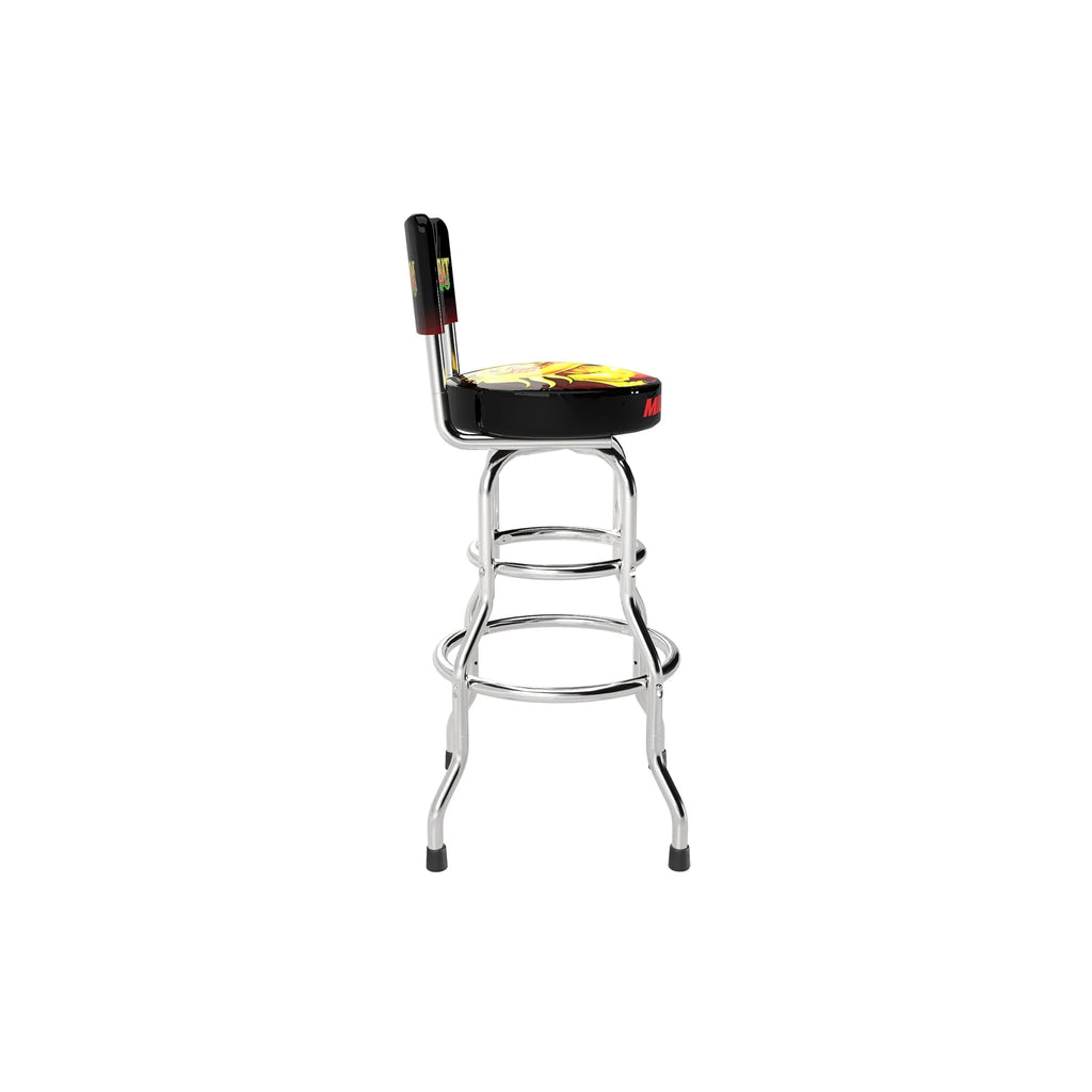 Arcade1up Midway Legacy Mortal Kombat High Back, Adjustable Height, Video Game Stool with Swiveling Padded Seat, Orin Edition