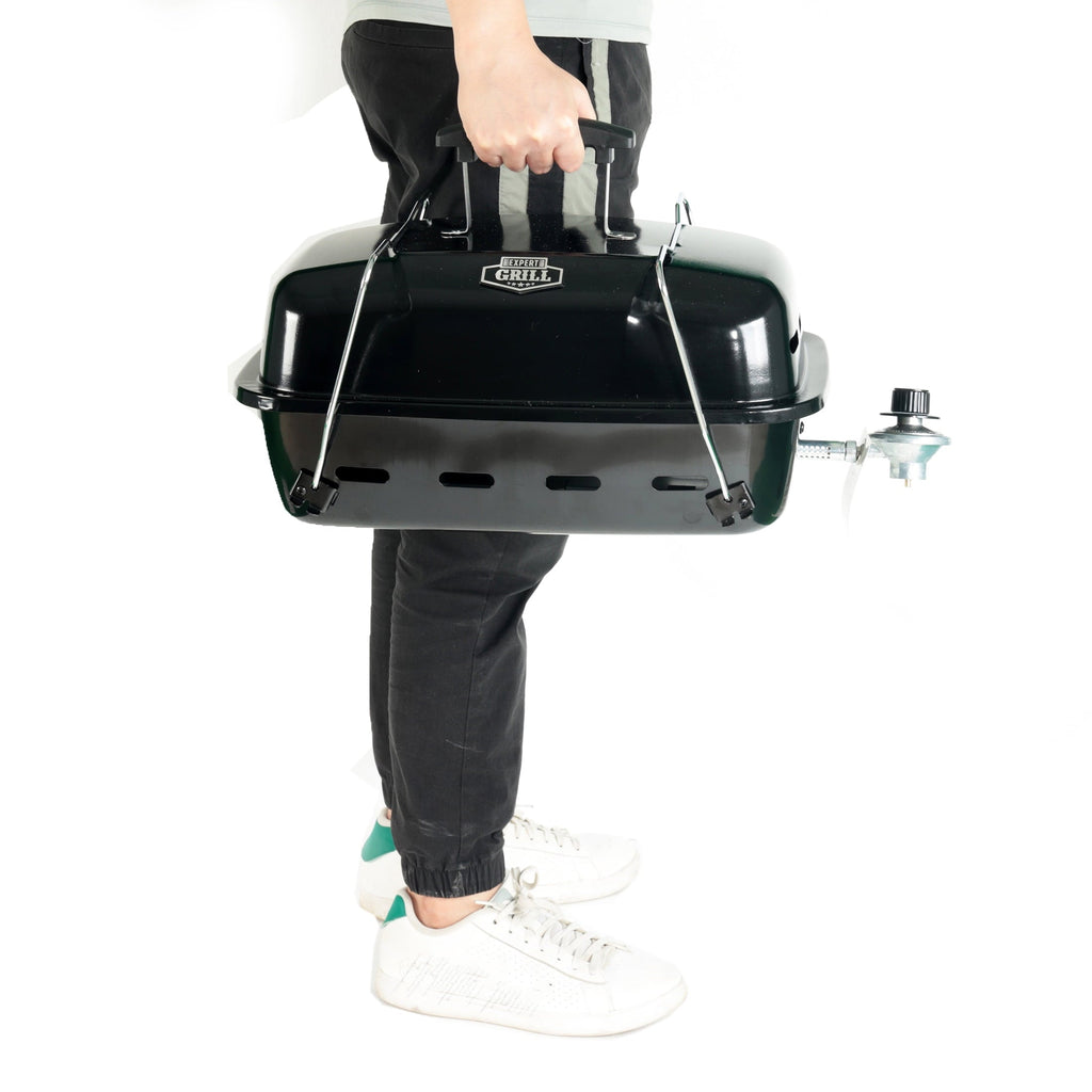 Grill 17.5 10.000 BTU Portable Propane Gas Grill. Black